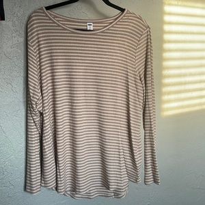 Striped XL Old Navy Long Sleeve T-Shirt